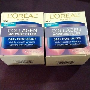(2) L'Oreal Paris collagen moisture filler